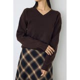 格上げVネックニット | AZUL BY MOUSSY | 詳細画像35 
