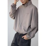 GREIGE | 総柄ジャガードオーバーブルゾン | AZUL BY MOUSSY