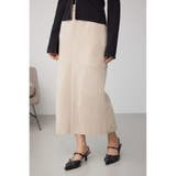 フェイクスエード/フェイクレザータイトスカート | AZUL BY MOUSSY | 詳細画像2 