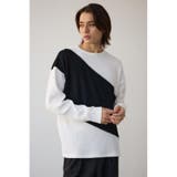 ヘビーワッフルバイカラートップス | AZUL BY MOUSSY | 詳細画像3