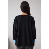 バイカラーカフニット | AZUL BY MOUSSY | 詳細画像17 