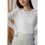 IVOY3 | レイヤードカフロングシアートップス | AZUL BY MOUSSY
