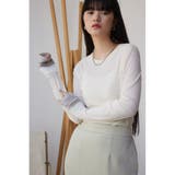 レイヤードカフロングシアートップス | AZUL BY MOUSSY | 詳細画像1 