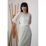 レイヤードカフロングシアートップス | AZUL BY MOUSSY | 詳細画像2 