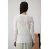レイヤードカフロングシアートップス | AZUL BY MOUSSY | 詳細画像6 