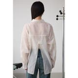 バックスリットシアーオーバーシャツ | AZUL BY MOUSSY | 詳細画像6