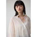 バックスリットシアーオーバーシャツ | AZUL BY MOUSSY | 詳細画像1