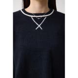 スウェットライクニットプルオーバー | AZUL BY MOUSSY | 詳細画像7 