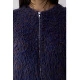 Wジップシャギーニットカーディガン | AZUL BY MOUSSY | 詳細画像18