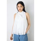 シフォンノースリーブブラウス | AZUL BY MOUSSY | 詳細画像2 