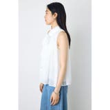 シフォンノースリーブブラウス | AZUL BY MOUSSY | 詳細画像5 