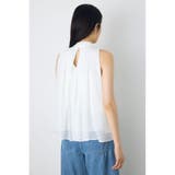 シフォンノースリーブブラウス | AZUL BY MOUSSY | 詳細画像6 