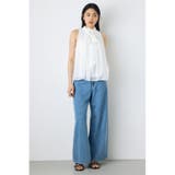 シフォンノースリーブブラウス | AZUL BY MOUSSY | 詳細画像7 
