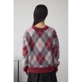 アーガイルシャギーニット | AZUL BY MOUSSY | 詳細画像33 