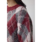 アーガイルシャギーニット | AZUL BY MOUSSY | 詳細画像35 