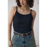 BLK | ヘンケイリブキャミソール | AZUL BY MOUSSY