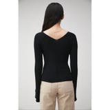 2WAY SLEEVE BUTTON RIB KNIT | AZUL BY MOUSSY | 詳細画像24 