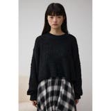 ブークレクロップドニット | AZUL BY MOUSSY | 詳細画像15 