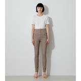 BEG | HI-WAIST BUTTON DENIM SKINNY2 | AZUL BY MOUSSY