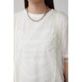 チュールレイヤードドロストトップス | AZUL BY MOUSSY | 詳細画像7 