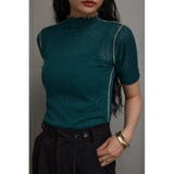 D/GRN3 | シアーハーフスリーブトップス | AZUL BY MOUSSY