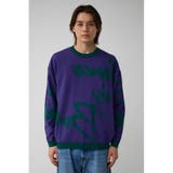 ジャガードロゴビッグニットトップス | AZUL BY MOUSSY | 詳細画像38