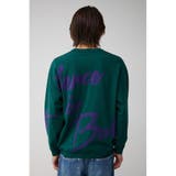 ジャガードロゴビッグニットトップス | AZUL BY MOUSSY | 詳細画像32