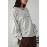 T.GRY | プリントウラケプルオーバー | AZUL BY MOUSSY