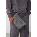 GRY | ヴィンテージフェイクレザーショルダーバッグ | AZUL BY MOUSSY