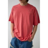 RED | ピグメントダメージTシャツ | AZUL BY MOUSSY