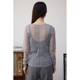 シアーラメ長袖トップス | AZUL BY MOUSSY | 詳細画像16 