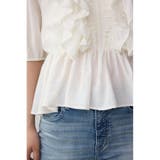 ラッフルショルダーブラウス | AZUL BY MOUSSY | 詳細画像12 