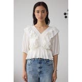 ラッフルショルダーブラウス | AZUL BY MOUSSY | 詳細画像13 