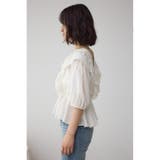ラッフルショルダーブラウス | AZUL BY MOUSSY | 詳細画像6 