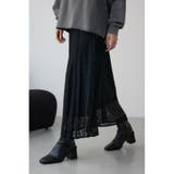 BLK | レースフレアスカート | AZUL BY MOUSSY