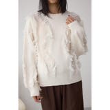 IVOY3 | フリンジデザインニットトップス | AZUL BY MOUSSY