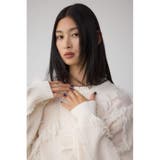 フリンジデザインニットトップス | AZUL BY MOUSSY | 詳細画像2 