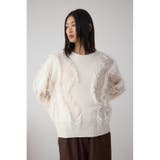 フリンジデザインニットトップス | AZUL BY MOUSSY | 詳細画像3 