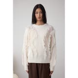 フリンジデザインニットトップス | AZUL BY MOUSSY | 詳細画像5 