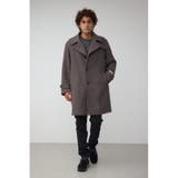 ウール混ステンカラーコート | AZUL BY MOUSSY | 詳細画像4