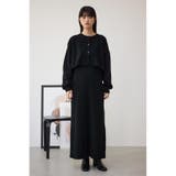 レイヤードセットニットワンピ | AZUL BY MOUSSY | 詳細画像4 