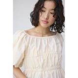 パフショルダー2WAYブラウス | AZUL BY MOUSSY | 詳細画像1