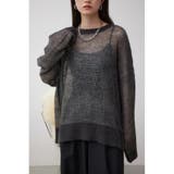GRY | リバーシブルシアーニット | AZUL BY MOUSSY