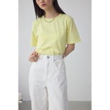 LIME | ファインタッチTシャツ | AZUL BY MOUSSY