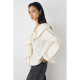 レースアップラッフルブラウス | AZUL BY MOUSSY | 詳細画像2 