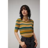 マルチボーダーデザインニットトップス | AZUL BY MOUSSY | 詳細画像2