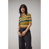 マルチボーダーデザインニットトップス | AZUL BY MOUSSY | 詳細画像3