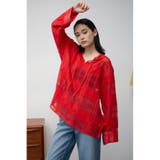 シアースキッパーブラウス | AZUL BY MOUSSY | 詳細画像24 