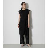 SHEER KNIT LONG TOPS | AZUL BY MOUSSY | 詳細画像5