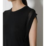 SHEER KNIT LONG TOPS | AZUL BY MOUSSY | 詳細画像8